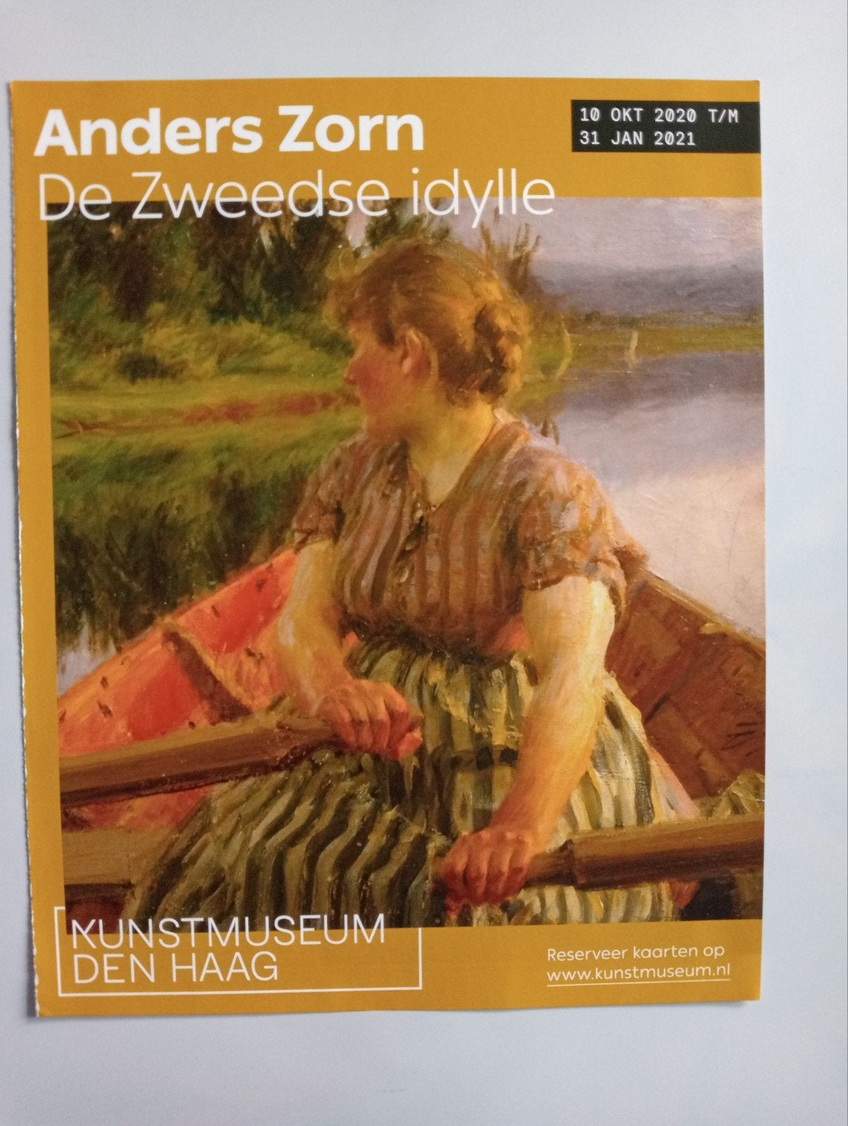 Anders Zorn De Zweedse idylle Kunstmuseum Den Haag affiche, Ophalen of Verzenden