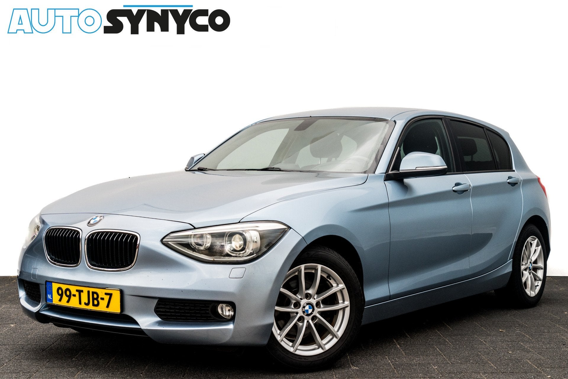 BMW 1-serie 116i Business | Airco | Xenon | Professional rad, Auto's, BMW, Euro 5, Gebruikt, 4 cilinders, Blauw