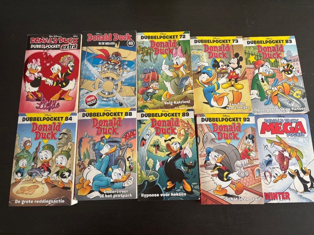 Donald Duck pockets, Europa, Ophalen of Verzenden, Zo goed als nieuw, Meerdere comics