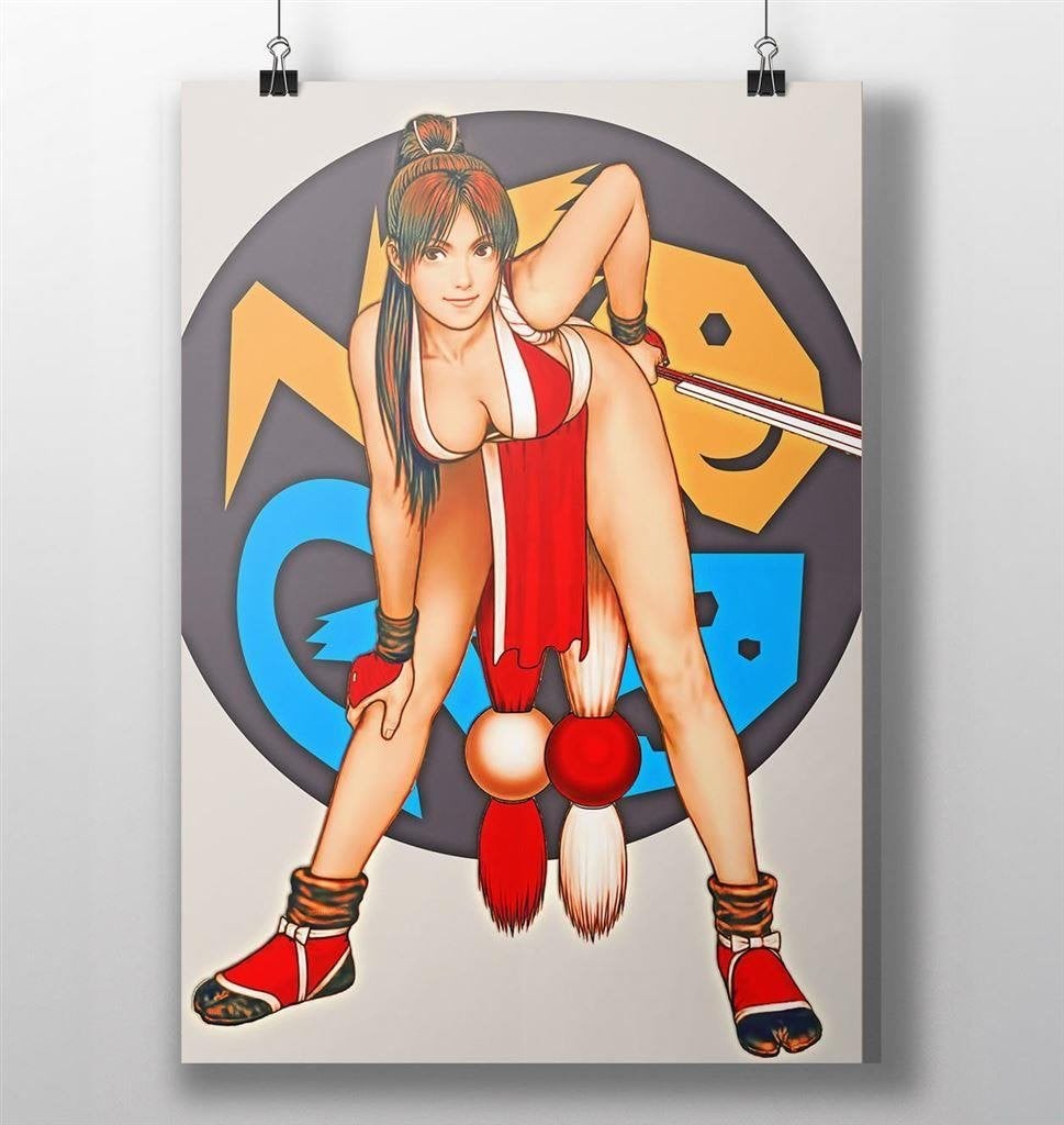 NEO GEO SNK Mai Shiranui videogame POSTER, Verzenden, Nieuw, A1 t/m A3, Film en Tv