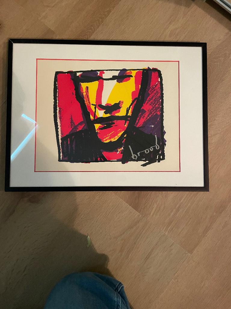 Schilderij Herman Brood, Ophalen