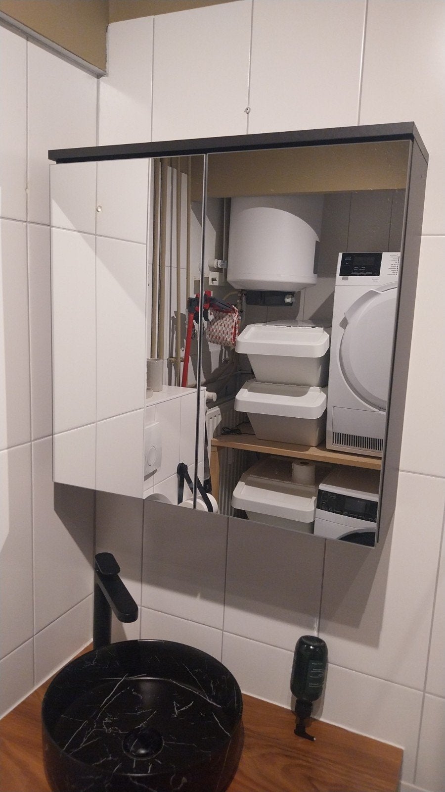 Moderne Badkamer Spiegelkast met Opbergruimte, Huis en Inrichting, Badkamer | Badkamermeubels, Ophalen, Spiegelkast, 50 tot 100 cm