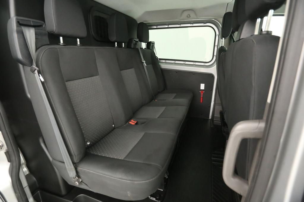 Ford Transit Custom 2.0 TDCI | MARGE | DC | 6-Zits | Airco |, Auto's, Voorwielaandrijving, Stof, Euro 6, 4 cilinders