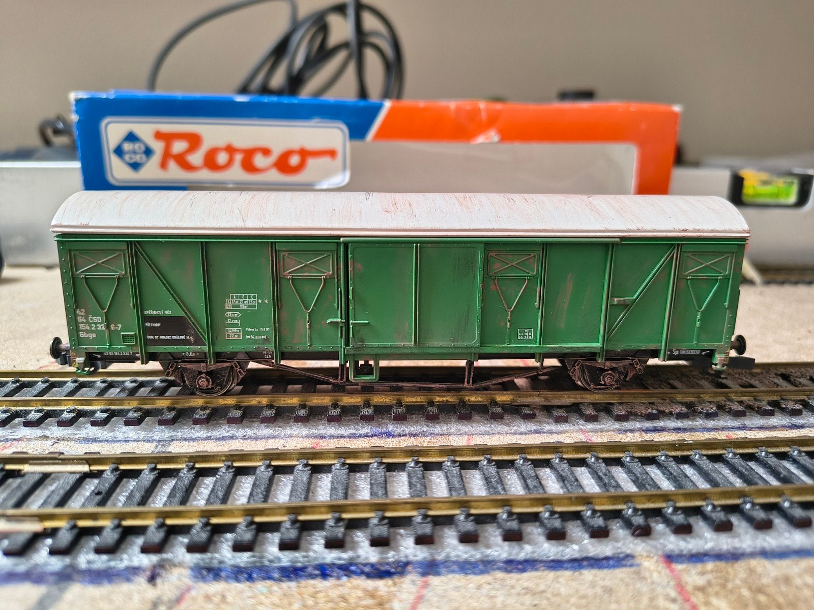 Roco CSD Goederenwagen H0 HO Tsjechië, Hobby en Vrije tijd, Modeltreinen | H0, Gebruikt, Gelijkstroom, Wagon, Ophalen of Verzenden
