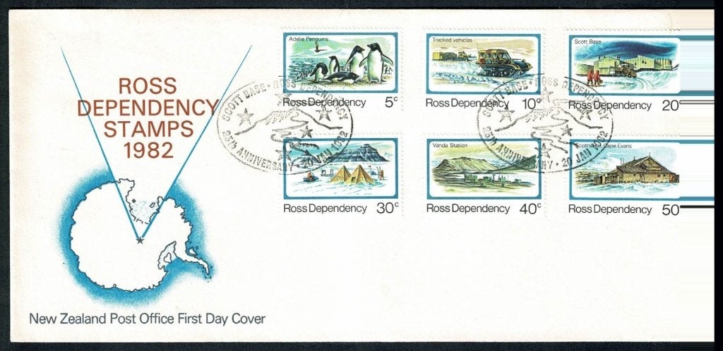 FDC Nieuw Zeeland - Ross Dependency -1982, Postzegels en Munten, Postzegels | Eerstedagenveloppen, Verzenden, Rest van de wereld