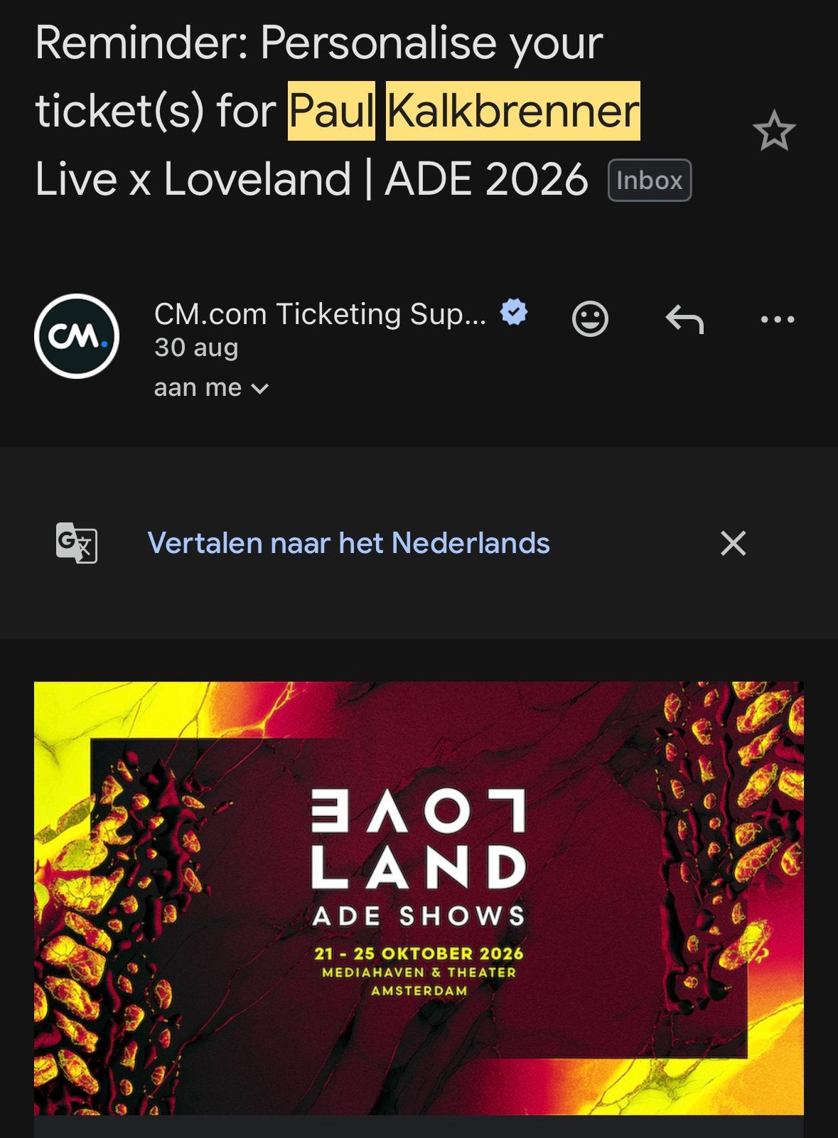 3x Loveland ADE Paul Kalkbrenner, Drie personen of meer