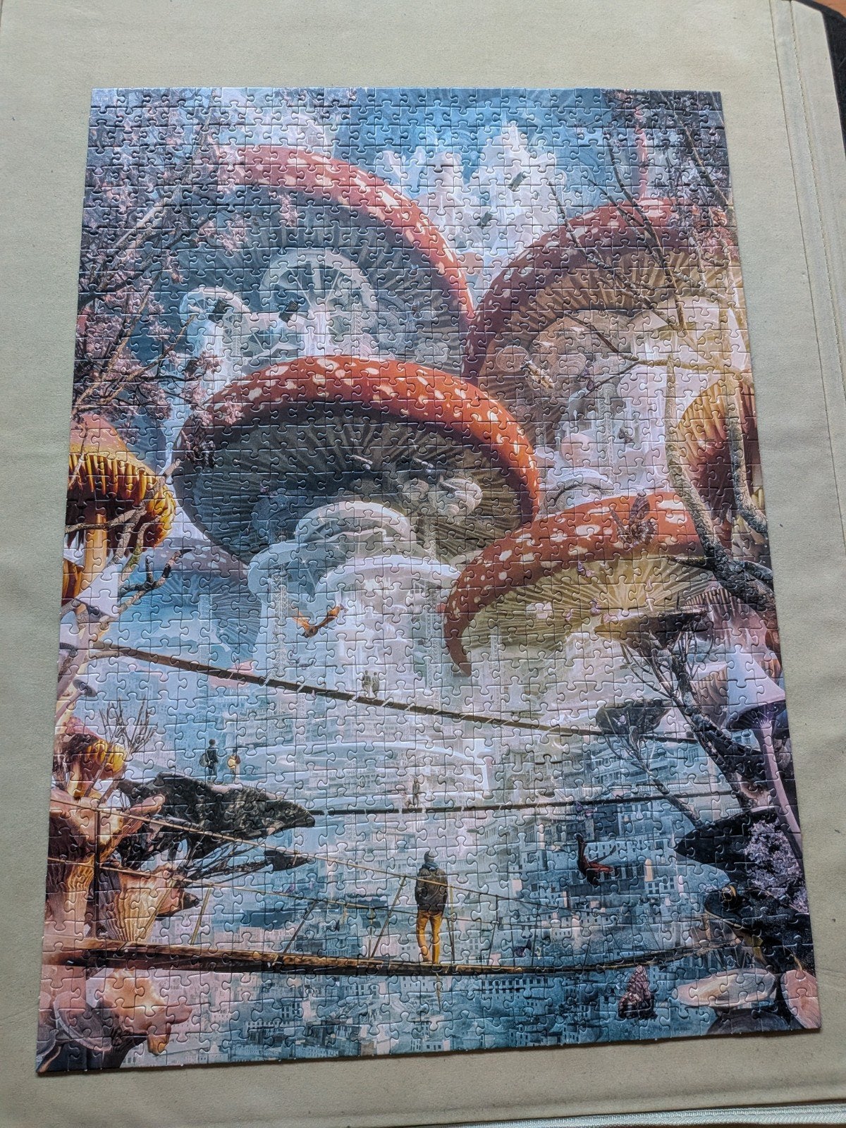 HEYE Puzzel 1000 stukjes - Future Cities - Gal Barkan, Hobby en Vrije tijd, Denksport en Puzzels, Zo goed als nieuw, Legpuzzel