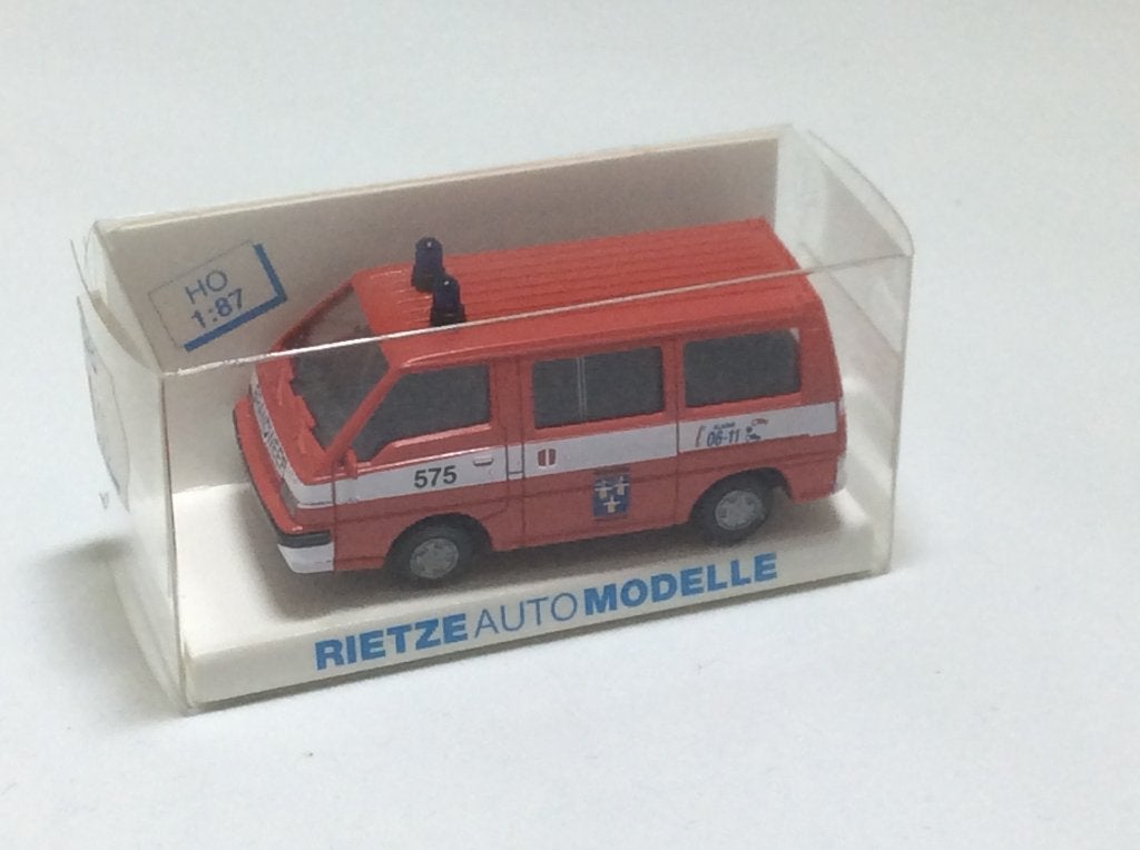 Brandweer 18. Mitsubishi L300 Papendrecht. Rietze 1;87, Hobby en Vrije tijd, Ophalen of Verzenden, Nieuw, Bus of Vrachtwagen, Rietze