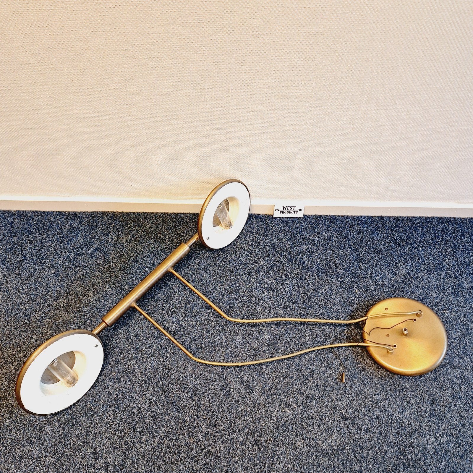 Vintage Hanglamp Up/Down Lighter, Gebruikt, ., Ophalen of Verzenden, .