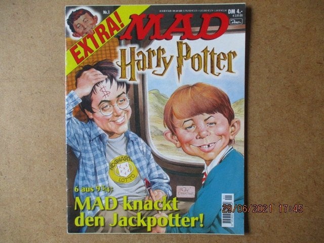 adv4829 mad extra harry potter duits, Boeken, Eén stripboek, Ophalen, Gelezen