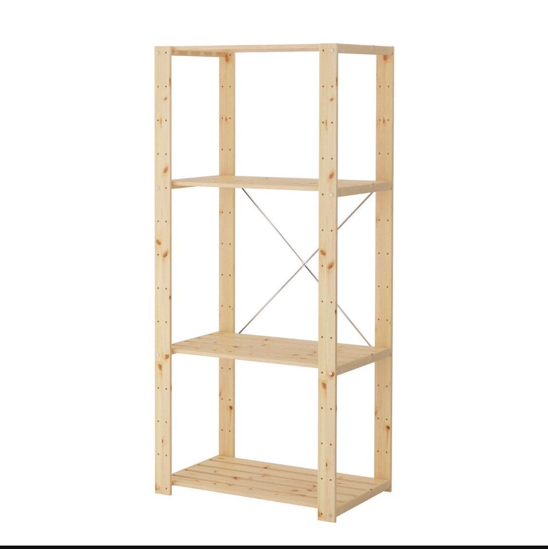 Ikea Hejne Houten Rek - Veelzijdig en Stevig, Ophalen, Gebruikt