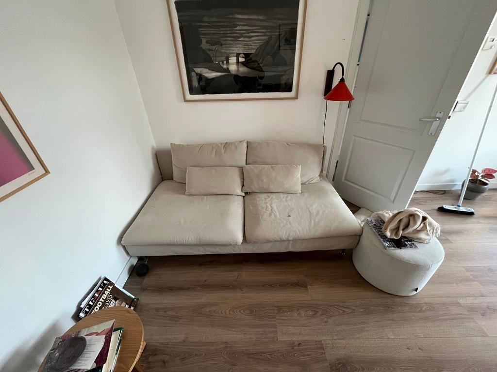 Bank IKEA SÖDERHAMN, Huis en Inrichting, Banken | Bankstellen, Ophalen of Verzenden, Gebruikt, 75 tot 100 cm, Minder dan 150 cm