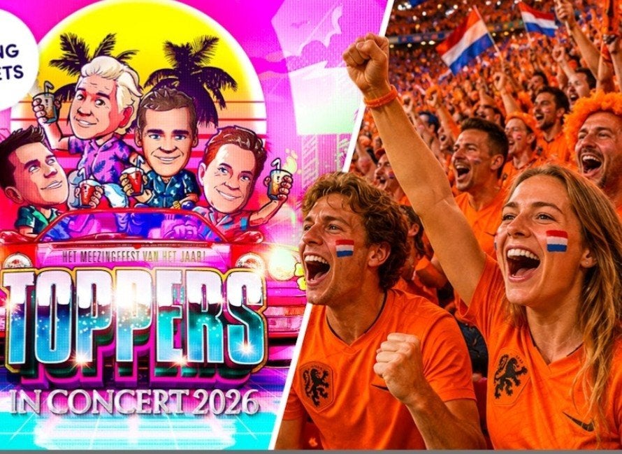 WK-wedstrijd Nederland + Toppers in concert in Amsterdam, Tickets en Kaartjes, Twee personen