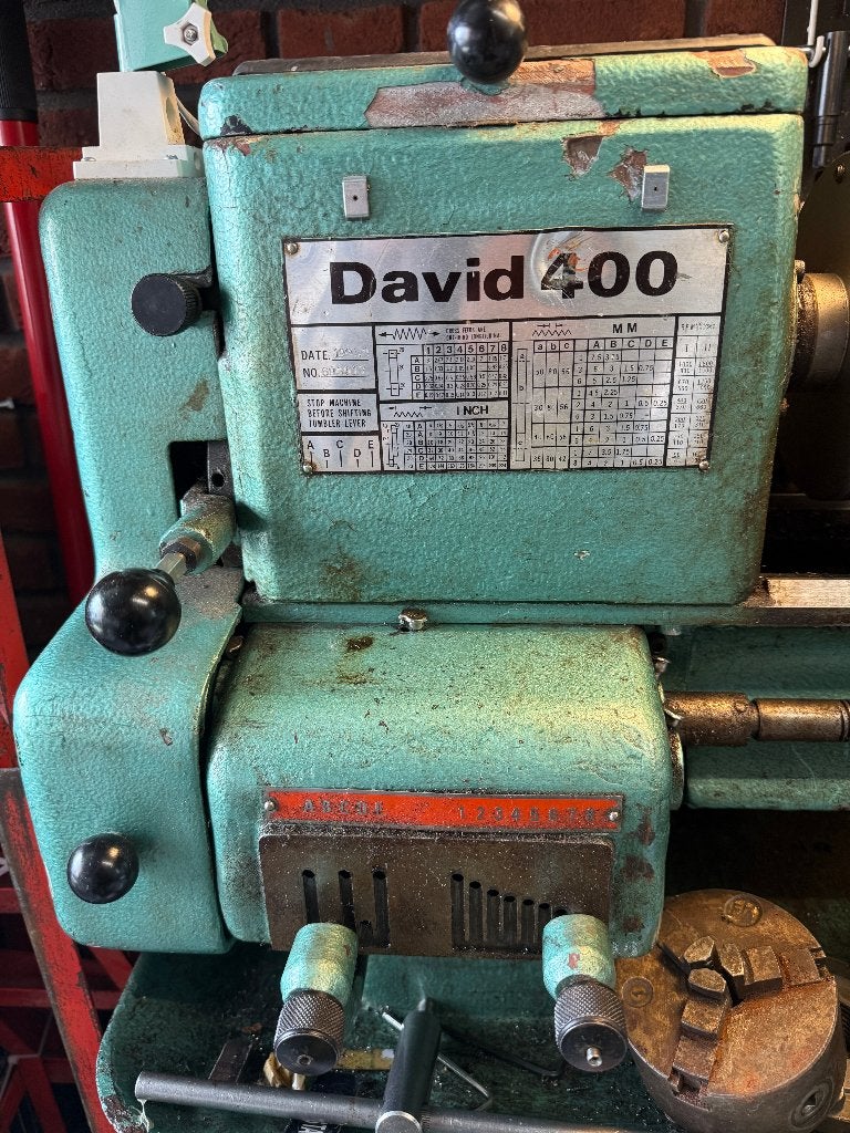Draaibankje David 400, Ophalen, Gebruikt, Metaaldraaibank, Minder dan 500 mm