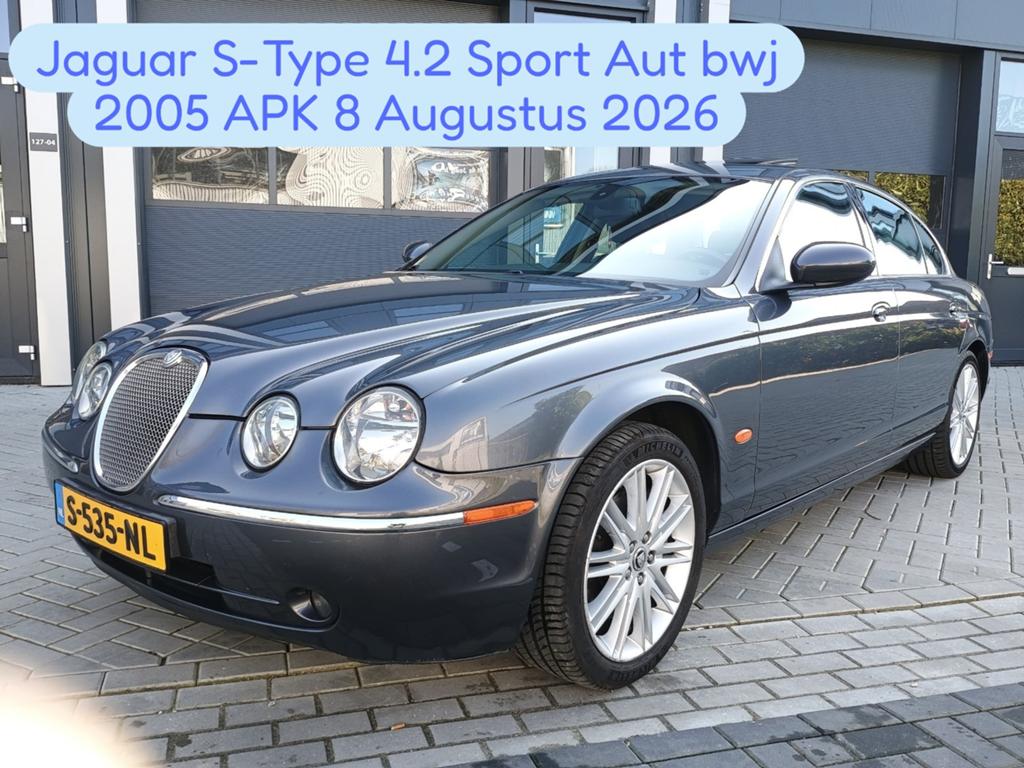 Jaguar S-Type 4.2 V8 Sport AUT 2005 Grijs, Auto's, Jaguar, Particulier, S-Type, ABS, Airbags, Airconditioning, Alarm, Boordcomputer