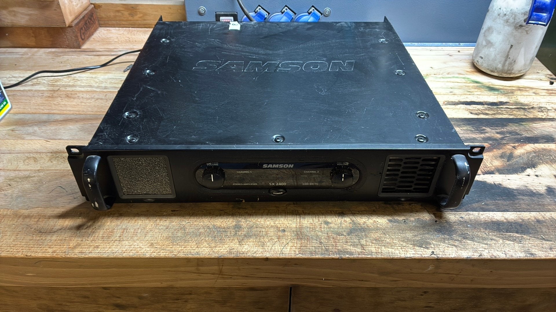 Samson SX 2400 19 inch versterker, Ophalen, Gebruikt