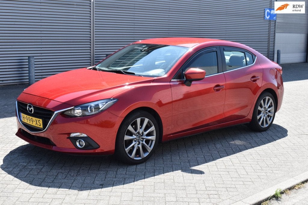Mazda 3 2.0 TS, Airco, Ecc, Cruise, Navi, Camera., Auto's, Mazda, Voorwielaandrijving, 1998 cc, Stof, Gebruikt