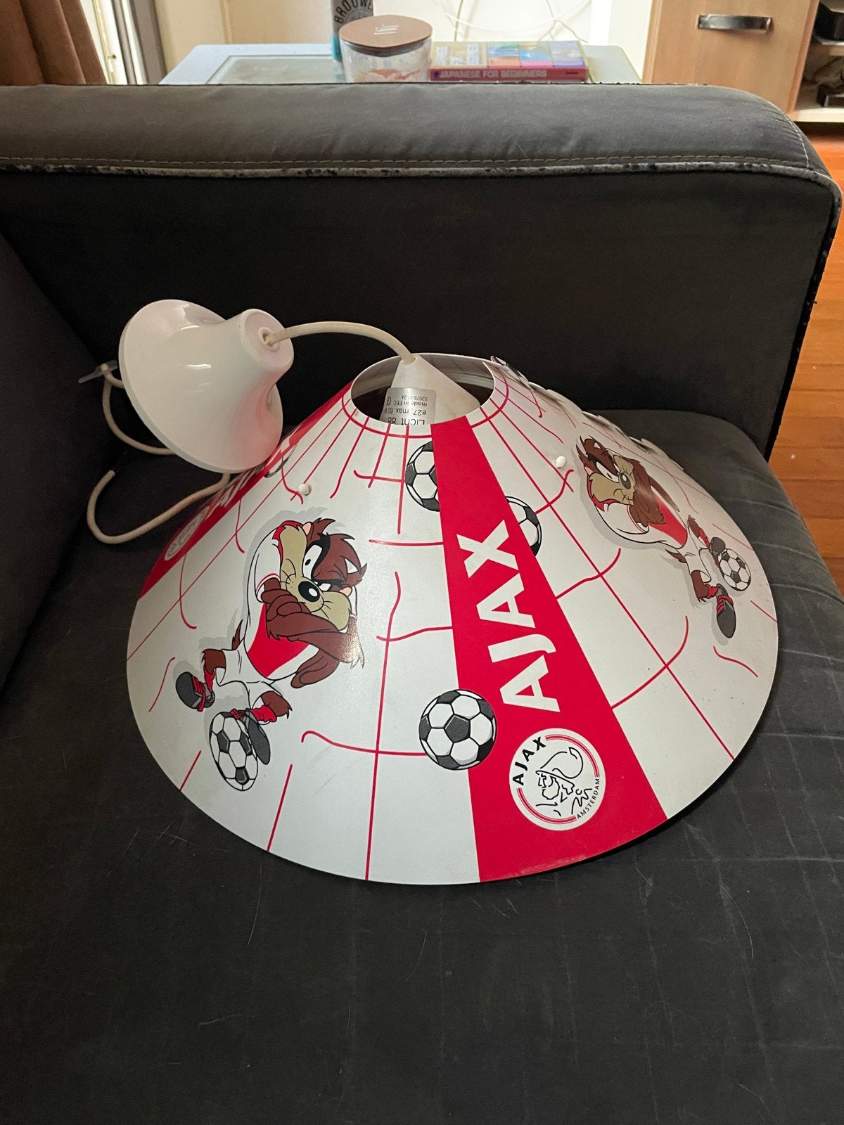 Ajax Looney Tunes plafondlamp uit 2000 - Compleet & Werkend, Ophalen, Overige merken, Gebruikt, Kunststof