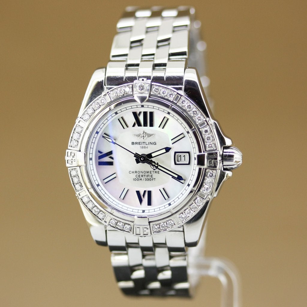 Breitling Galactic 32 A71356 MOP 2012, Overige merken, Staal, Gebruikt, Staal