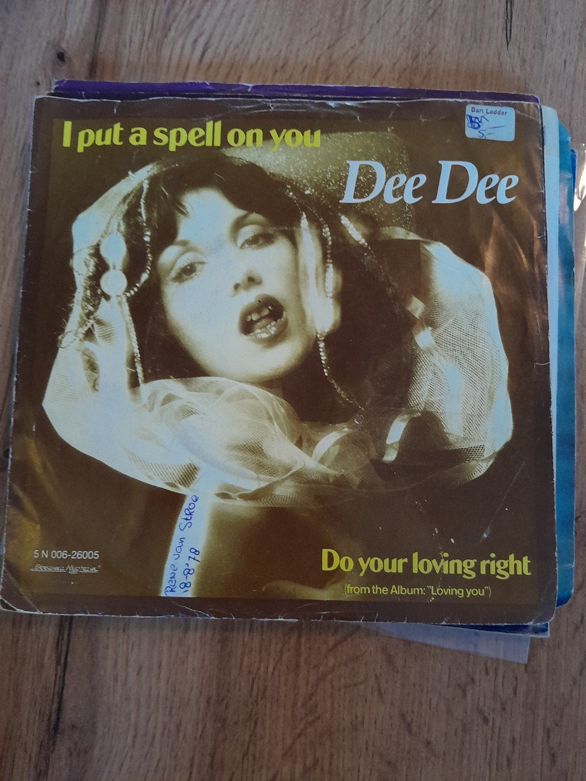 Dee dee 7inch l put a spell on you, Ophalen of Verzenden, Zo goed als nieuw, Pop