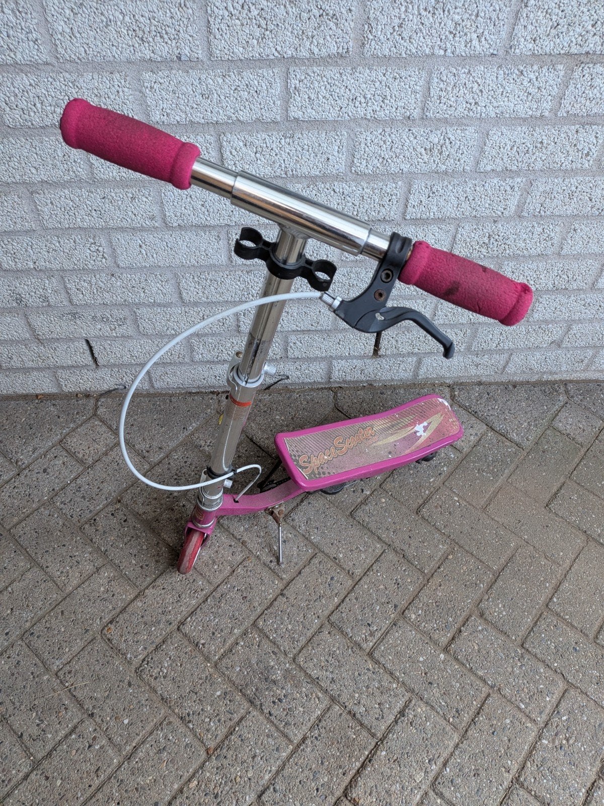 Roze Space Scooter Junior step - Gebruikt, Ophalen, Gebruikt, Gewone step, Space Scooter