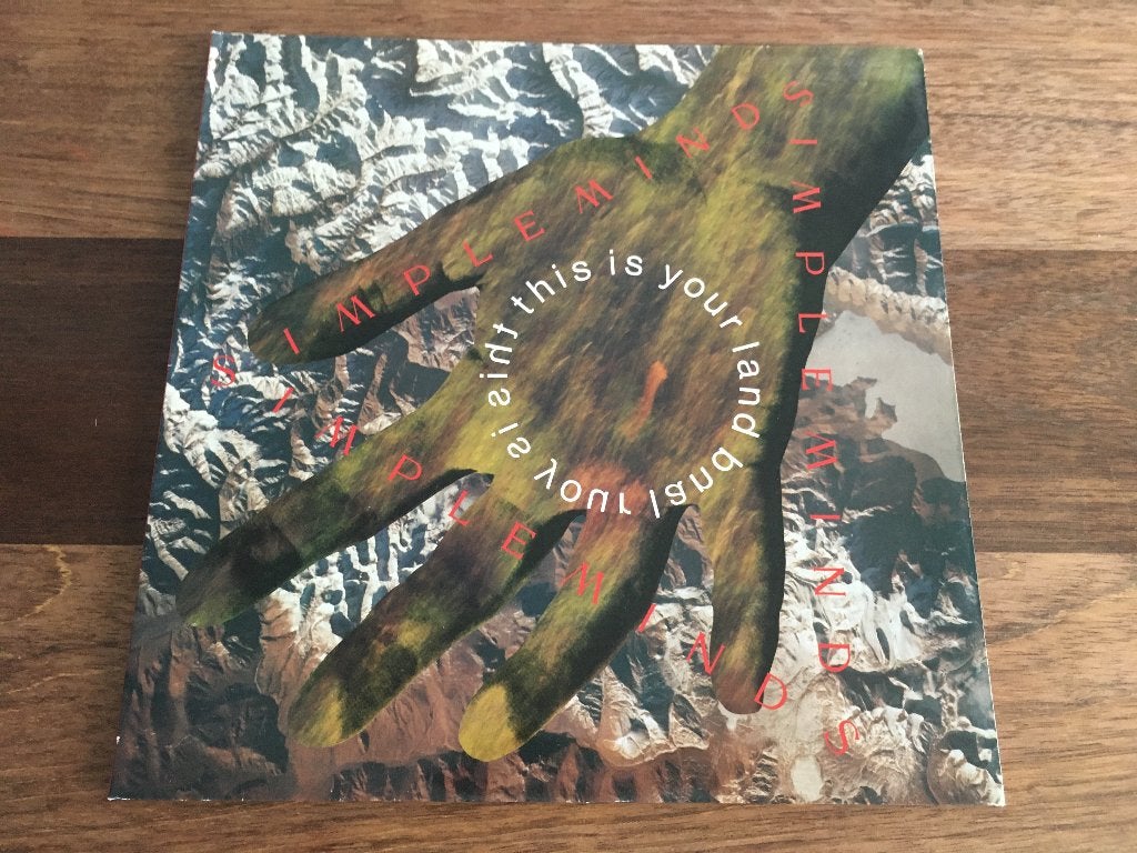 Vinyl Maxisingle Simple Minds This Is Your Land Limited UK, Gebruikt, Ophalen of Verzenden, Pop, EP