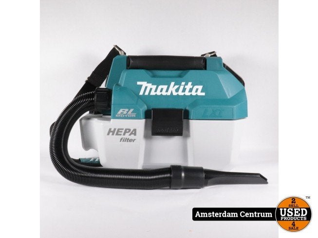 Makita Cordless Portable Vacuum Cleaner DVC750LZX1 - ZGAN, Makita, Zo goed als nieuw, Support@makita.com, Makita Corporation, 3-11-8, Sumiyoshi-cho, 
Anjo, Aichi 446-8502
Japan
