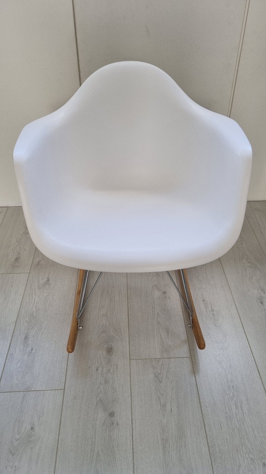 Witte schommelstoel, Ophalen, Gebruikt, Wit, Eén