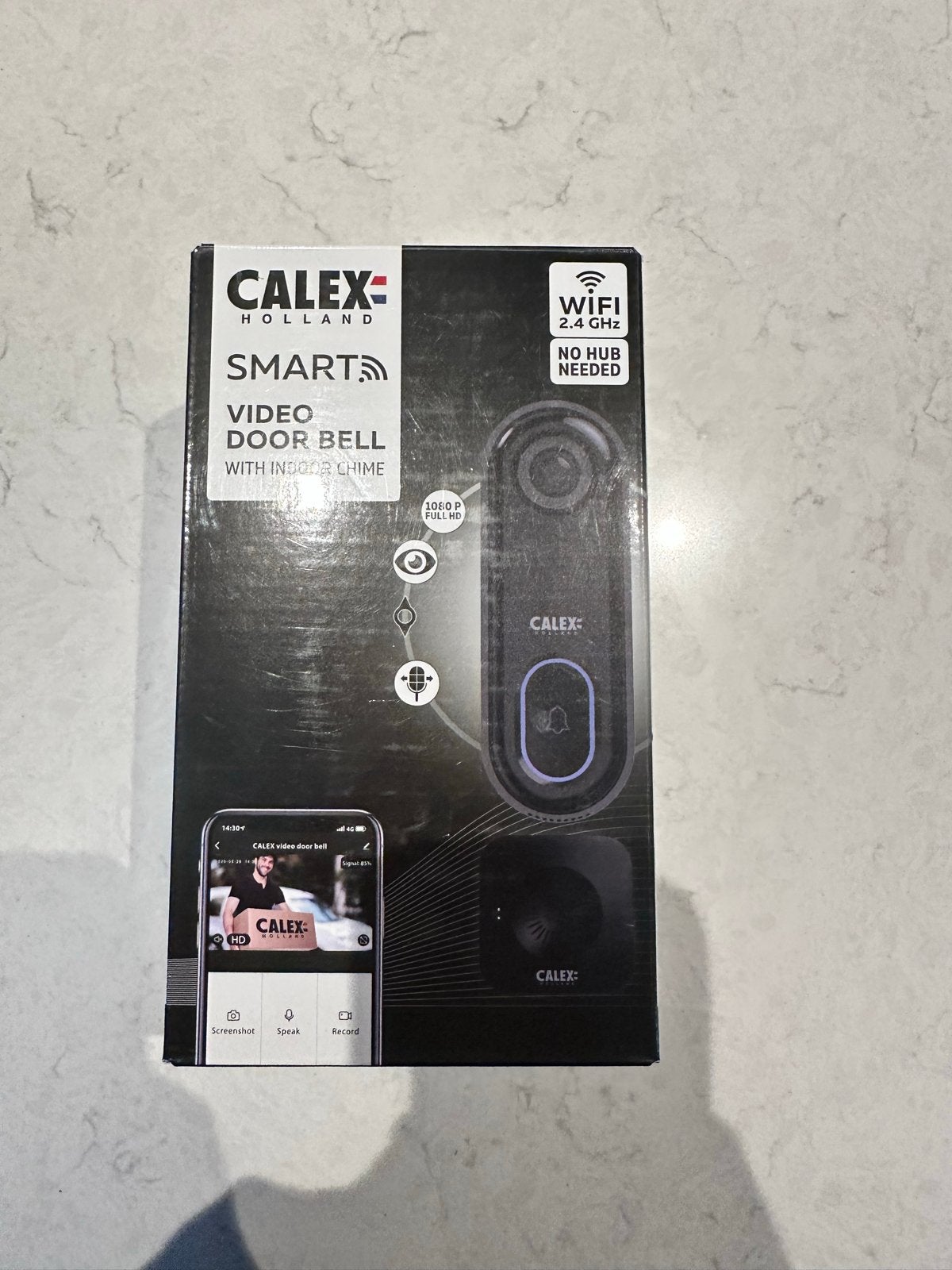 Calex Smart Video Deurbel met Binnen Chime - Nieuw, Ophalen of Verzenden, Ingebouwde camera, Nieuw, Draadloos