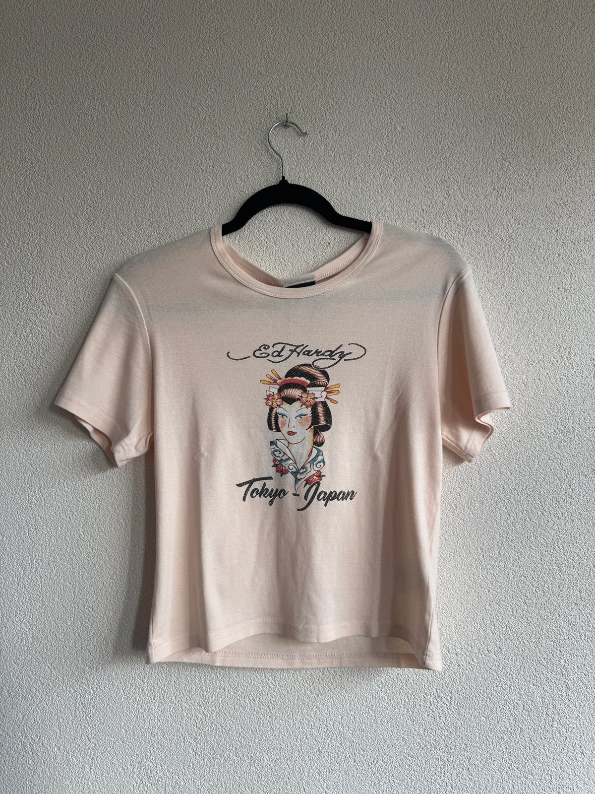 Ed Hardy Y2K Japan grafische print t-shirt, Ed Hardy, Nieuw, Ophalen of Verzenden, Korte mouw