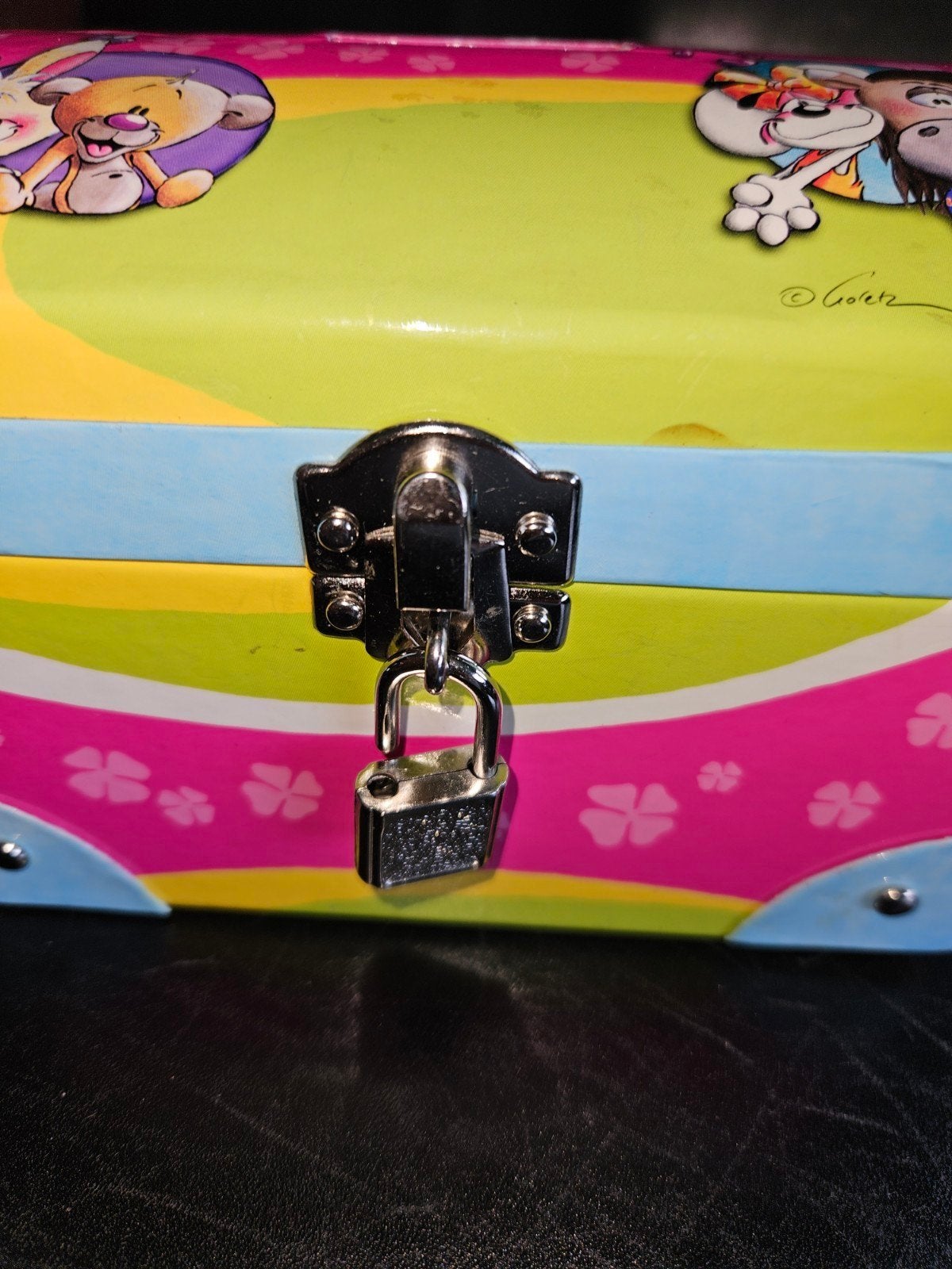 Diddl sieraden doosje met slotje, Verzamelen, Diddl, Ophalen of Verzenden, Verschillende figuren, Zo goed als nieuw, Overige typen