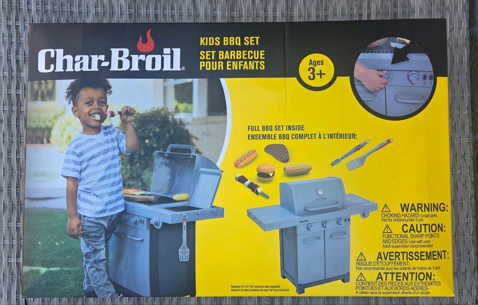 Char-Broil Kinder BBQ Set met Realistisch Licht en rook., Ophalen of Verzenden, Nieuw, Jongen of Meisje