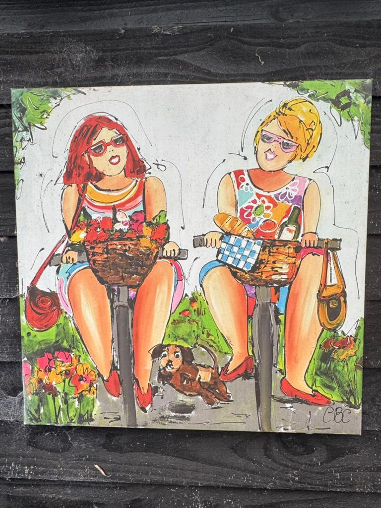 Dikke dames buiten schilderijen, Ophalen of Verzenden