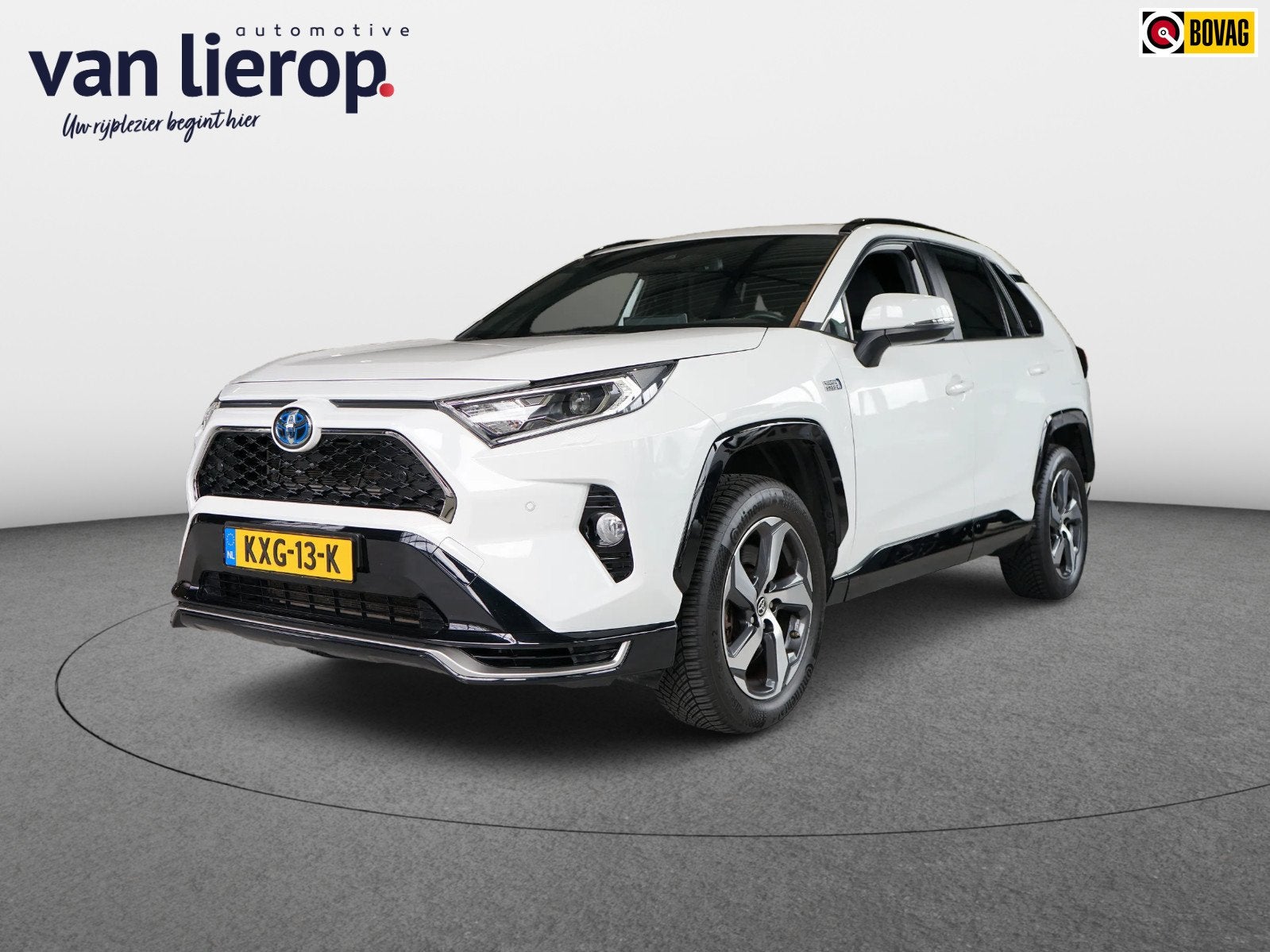 Toyota RAV4 2.5 Plug-in Hybrid AWD TREKHAAK | EERSTE EIGENAA, Auto's, Automaat, Dealer onderhouden, Stof, Gebruikt