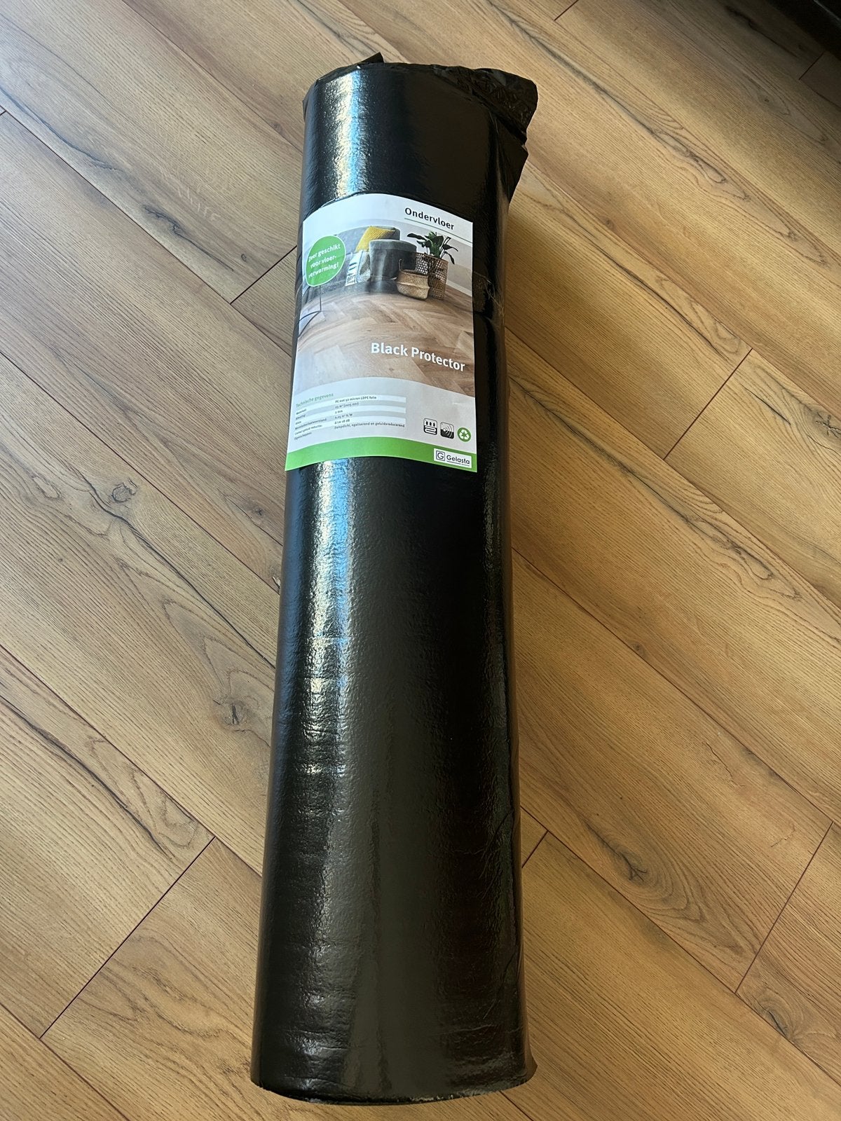 Black Protector 2mm ondervloer – 25 m² (nieuw), Ophalen, Overige materialen, 30 cm of meer, 50 tot 150 cm