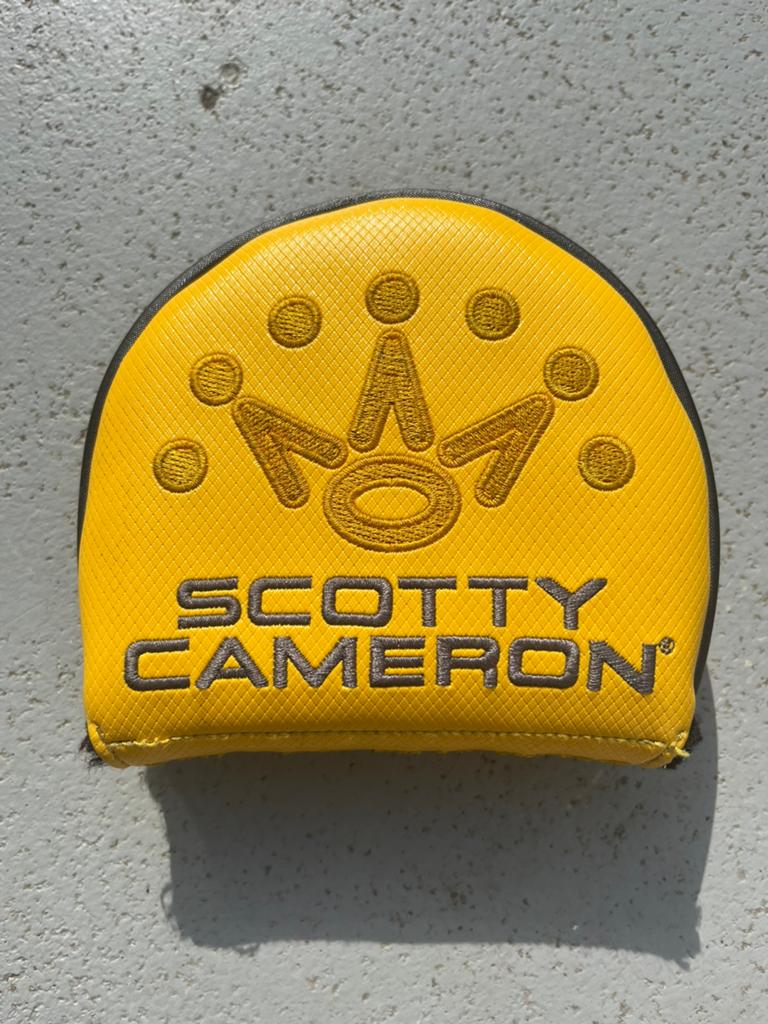 Originele Scotty Cameron Putter Hoes - Geel met Kroon Design, Ophalen of Verzenden, Zo goed als nieuw, Overige typen, Overige merken