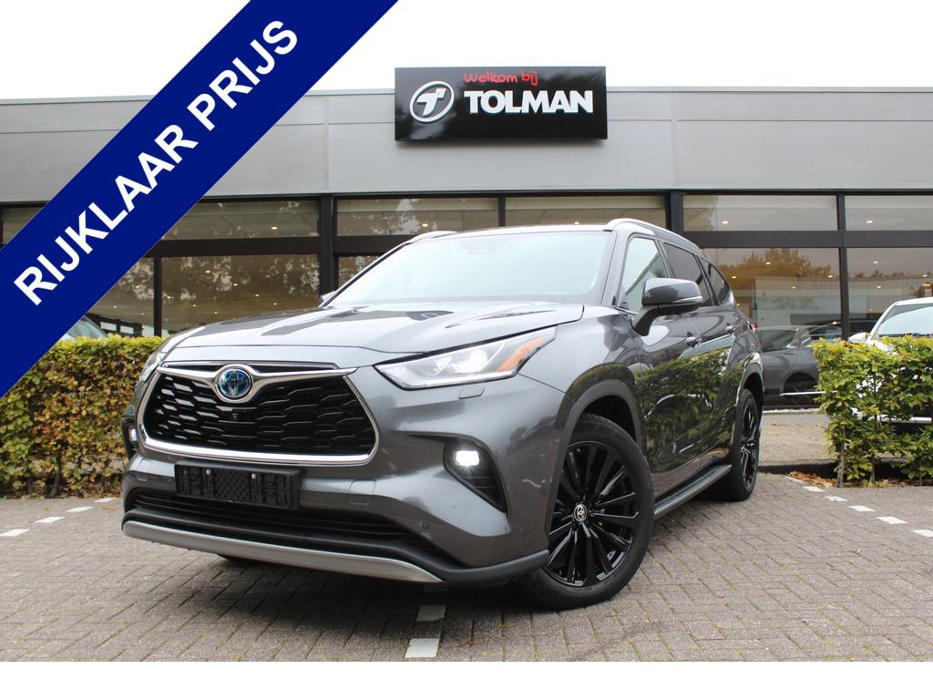 Toyota highlander 2.5 AWD Hybrid Premium 7-pers. | Rijklaar, Auto's, Automaat, 12 maanden, Verwarming stoelen achter, Gebruikt