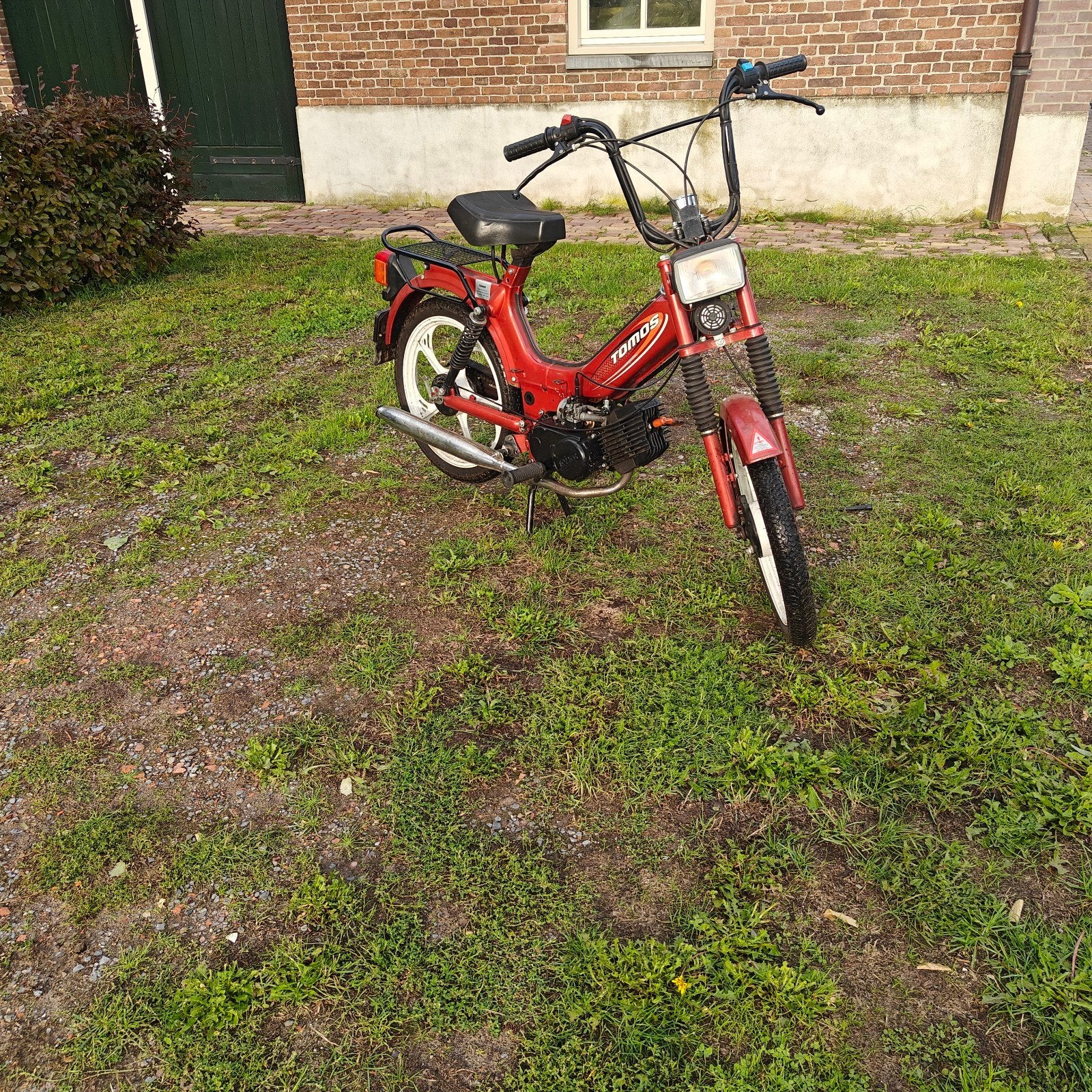 Tomos 50cc met e-start en blauw kenteken, Ophalen, Maximaal 45 km/u, Zo goed als nieuw, 2 versnellingen