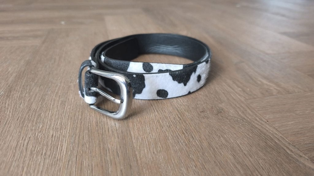 Koeien riem, Kleding | Dames, Losse buckle of gesp, Zwart, Zo goed als nieuw, 3 tot 5 cm