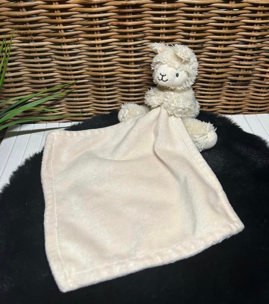 Prenatal lama alpaca knuffeldoekje knuffeldoek, Ophalen of Verzenden, Zo goed als nieuw, Overige typen