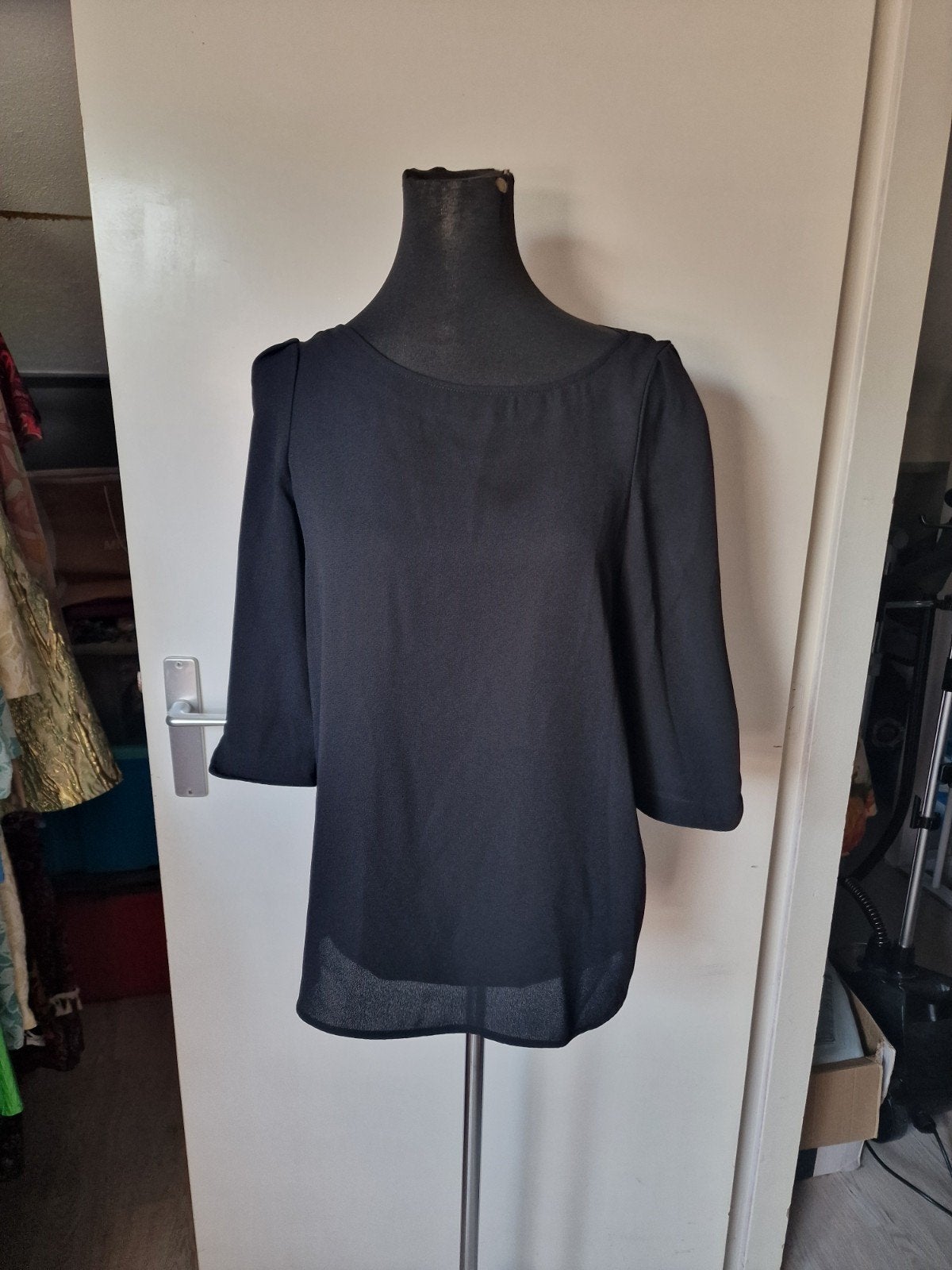 Top mango maat s, Kleding | Dames, Tops, Ophalen of Verzenden, Zo goed als nieuw, Maat 38/40 (M), Zonder mouw