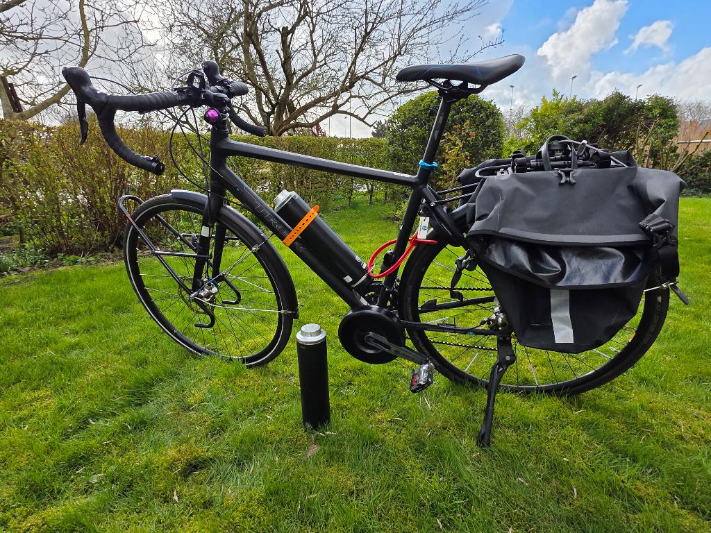 Trek Crossrip elite trekkingfiets met Pendix eDrive, Fietsen en Brommers, 28 inch, Gebruikt, 15 tot 20 versnellingen, 53 tot 57 cm