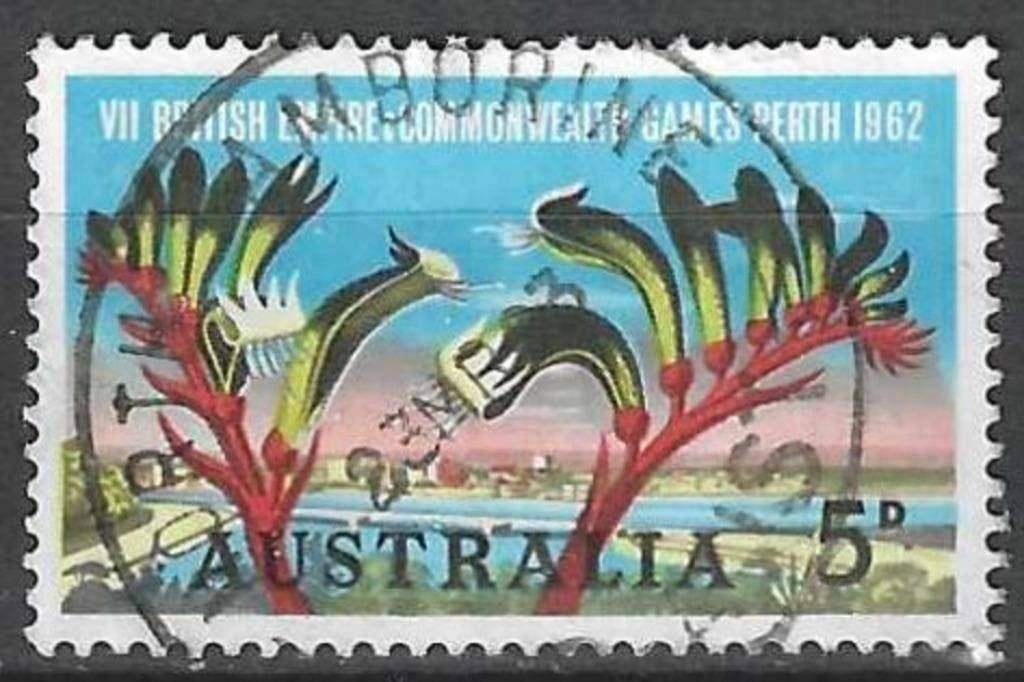 Australie 1962 - Yvert 282 - Gemenebestspelen in Perth (ST), Verzenden, Gestempeld