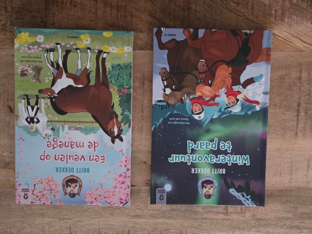 Britt Dekker paardenboeken: Een veulen & Winteravontuur, Ophalen of Verzenden, Zo goed als nieuw, Britt Dekker, Fictie