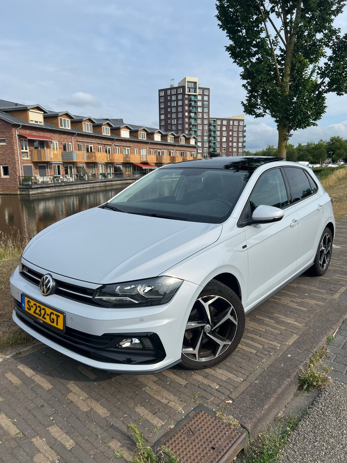 Volkswagen Polo 1.0 TSI 115pk 7-DSG 2019 Wit, Auto's, Stof, Euro 6, Adaptive Cruise Control, Particulier