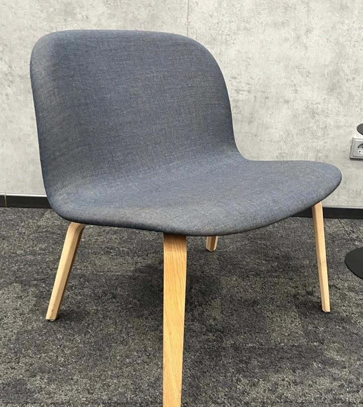 originele fauteuils van Muuto Visu Hay als nieuw 2 stuks, Minder dan 75 cm, Ophalen of Verzenden, Zo goed als nieuw, Stof