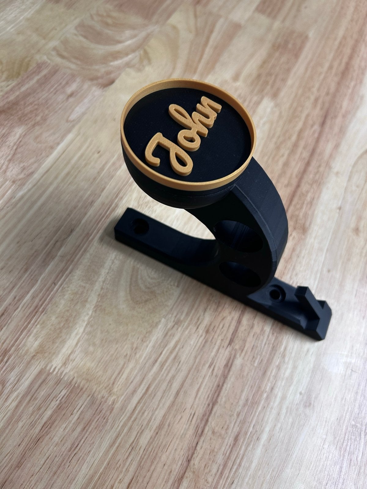 Helmhouder met gepersonaliseerde naam, of logo', Motoren, Overige merken, Heren, 3D geprint, 3D geprint