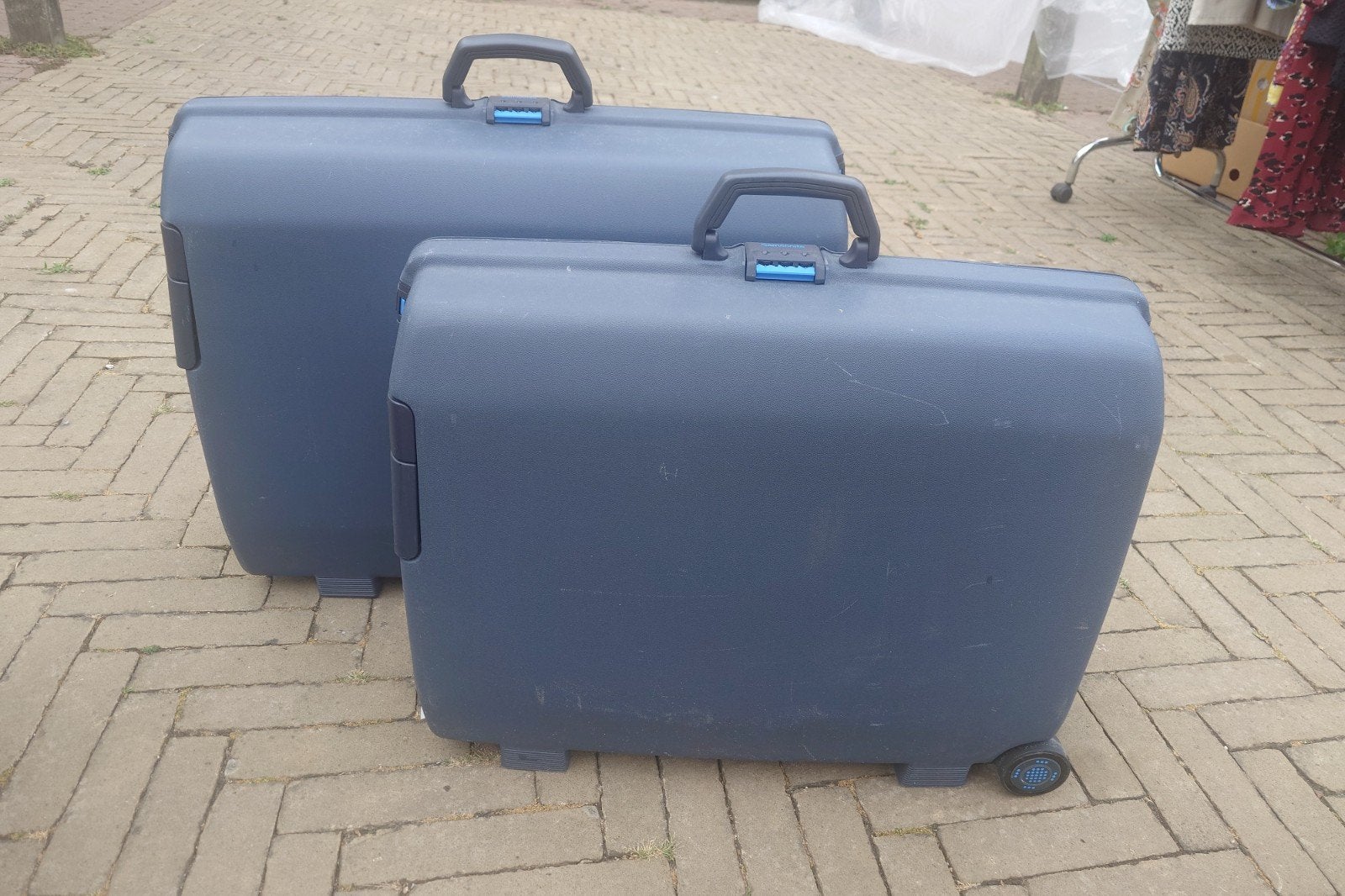 Samsonite Oyster - Set van 2, Sieraden, Tassen en Uiterlijk, Gebruikt, Hard kunststof, 45 tot 55 cm, Wieltjes