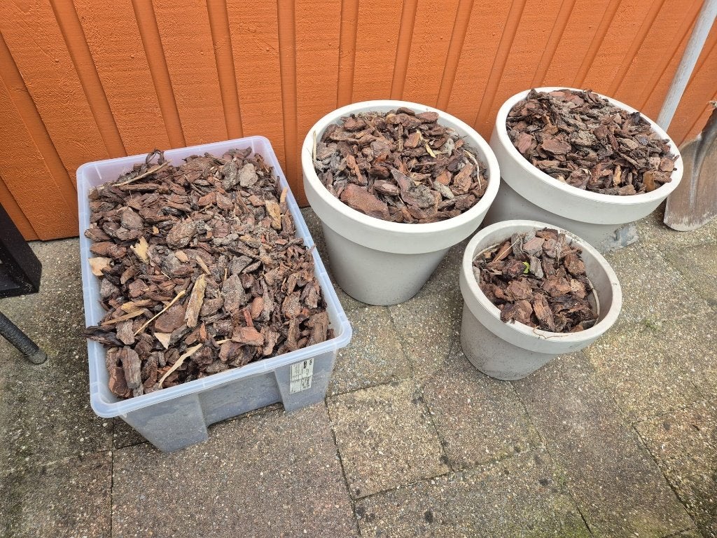 Boomschors, Tuin en Terras, Bielzen en Borders, Ophalen, Gebruikt, Overige typen, Minder dan 25 cm