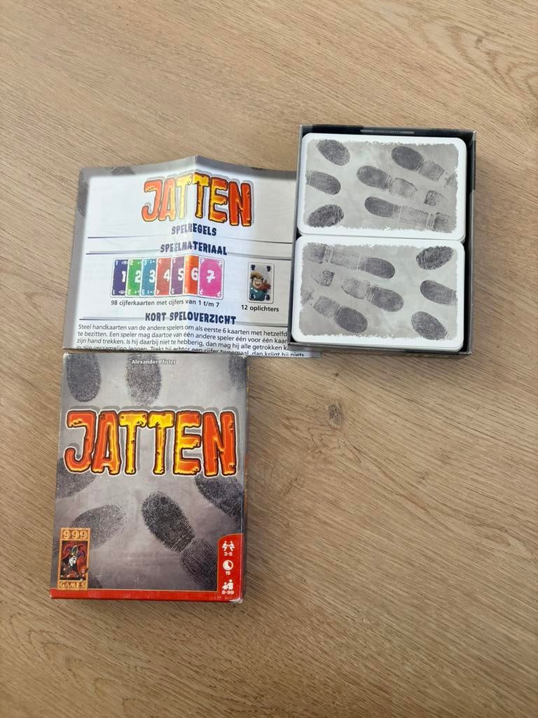 Jatten - spel - tafelspel, Ophalen of Verzenden, Zo goed als nieuw